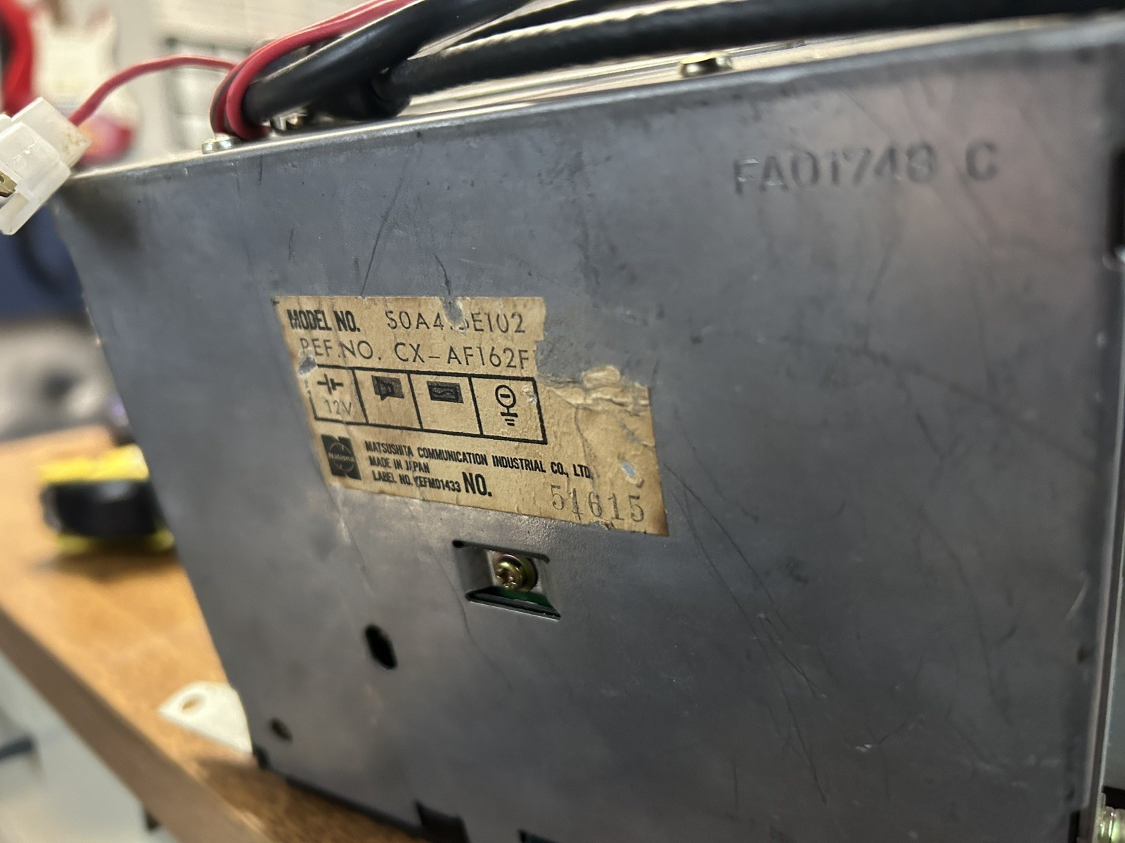 1990’s Or Early 2000’s Subaru Factory Radio Cassette Player.