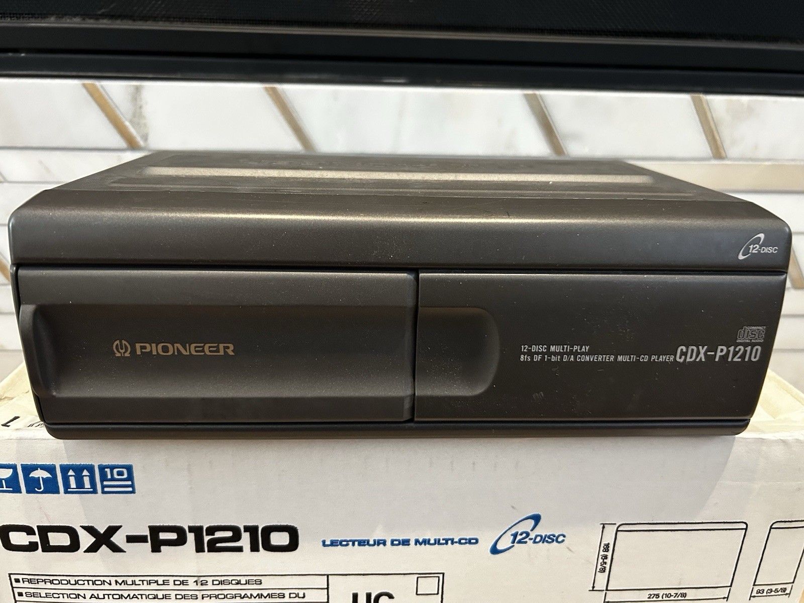 PIONEER 12 CD-Changer Disc Multiplayer CDX-P1210 In Box