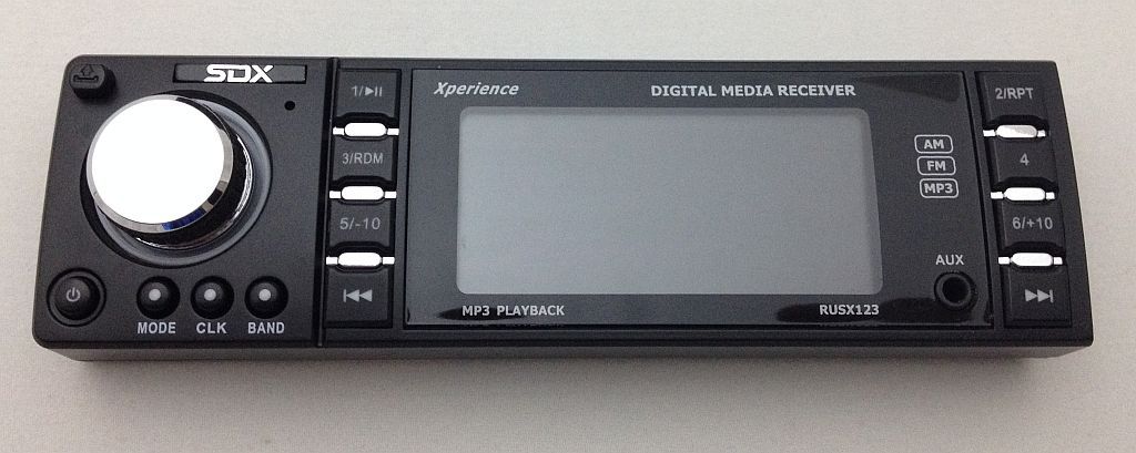SDX Digital Music Player & Radio Receiver w USB slot and SD Card Slot RUSX-123