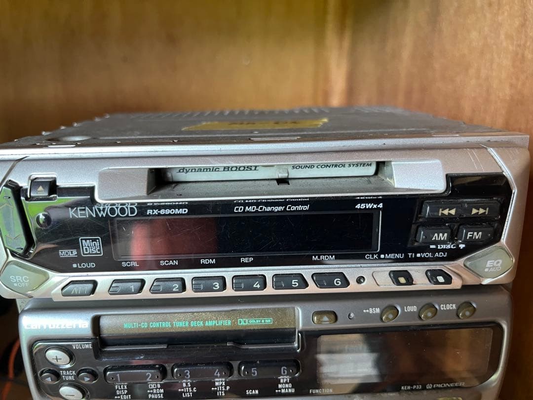 KENWOOD RX-690MD x2 RX-490CD Carrozzeria KEH-P33 JDM Car Audio 4PC Tested