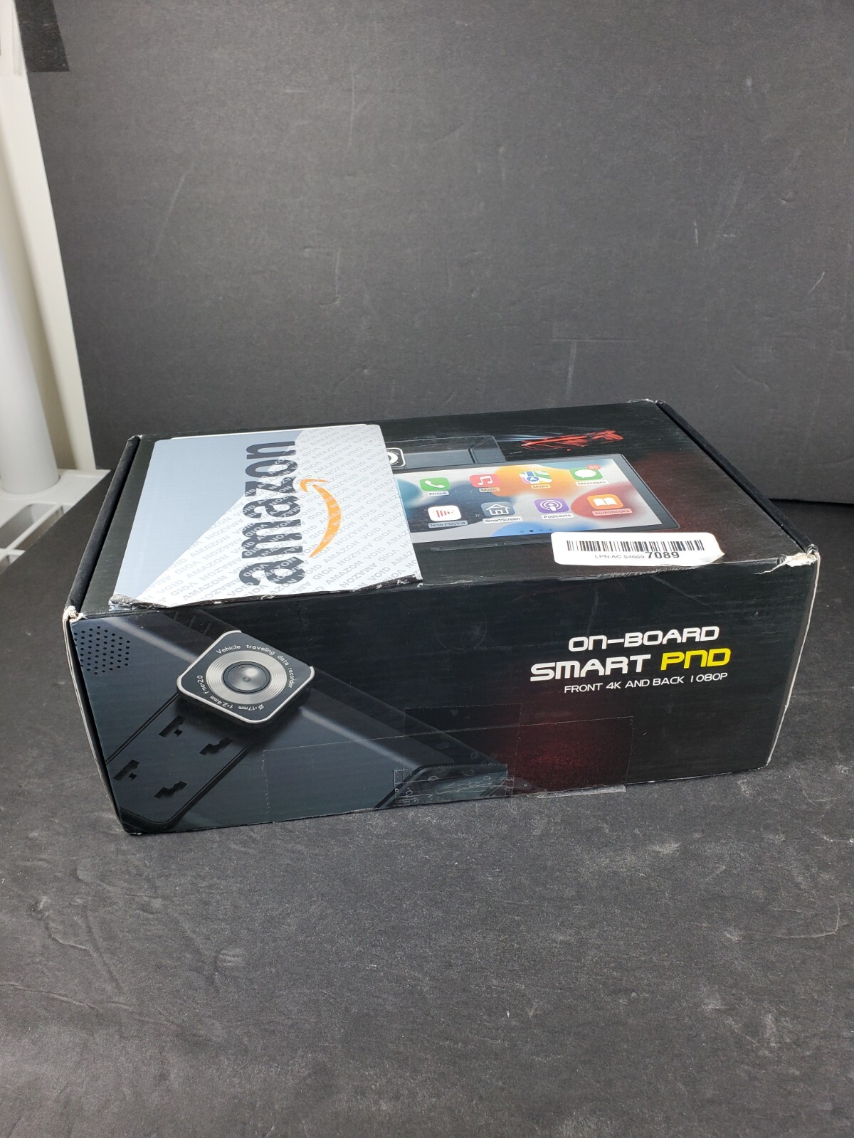 9” Wireless Car Stereo with 4K Dash Cam, 1080P Backup Camera, Android Auto
