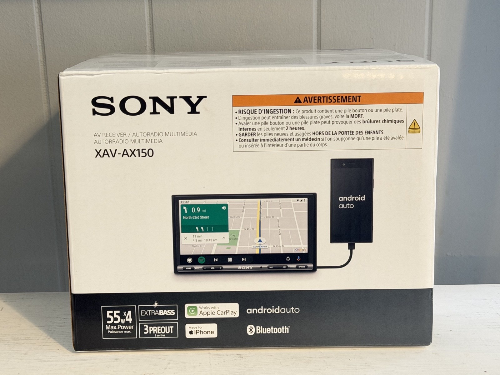 Sony XAV-AX150 6.95″ Apple CarPlay Android Auto Bluetooth NEW SEALED FAST SHIP⚡️