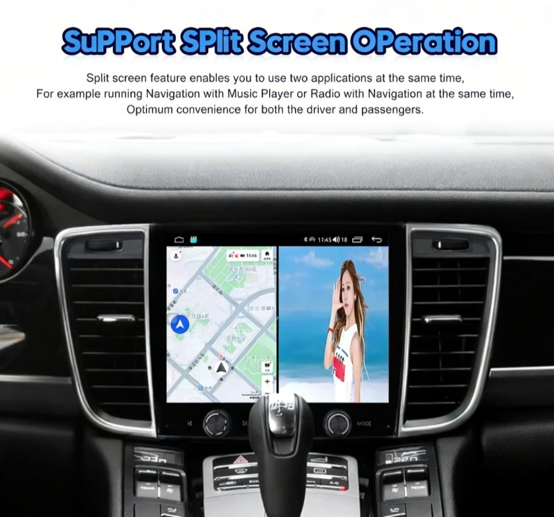 8.4″ Android Car Radio GPS BT CarPlay Stereo Navi For Porsche Panamera 2010-2017
