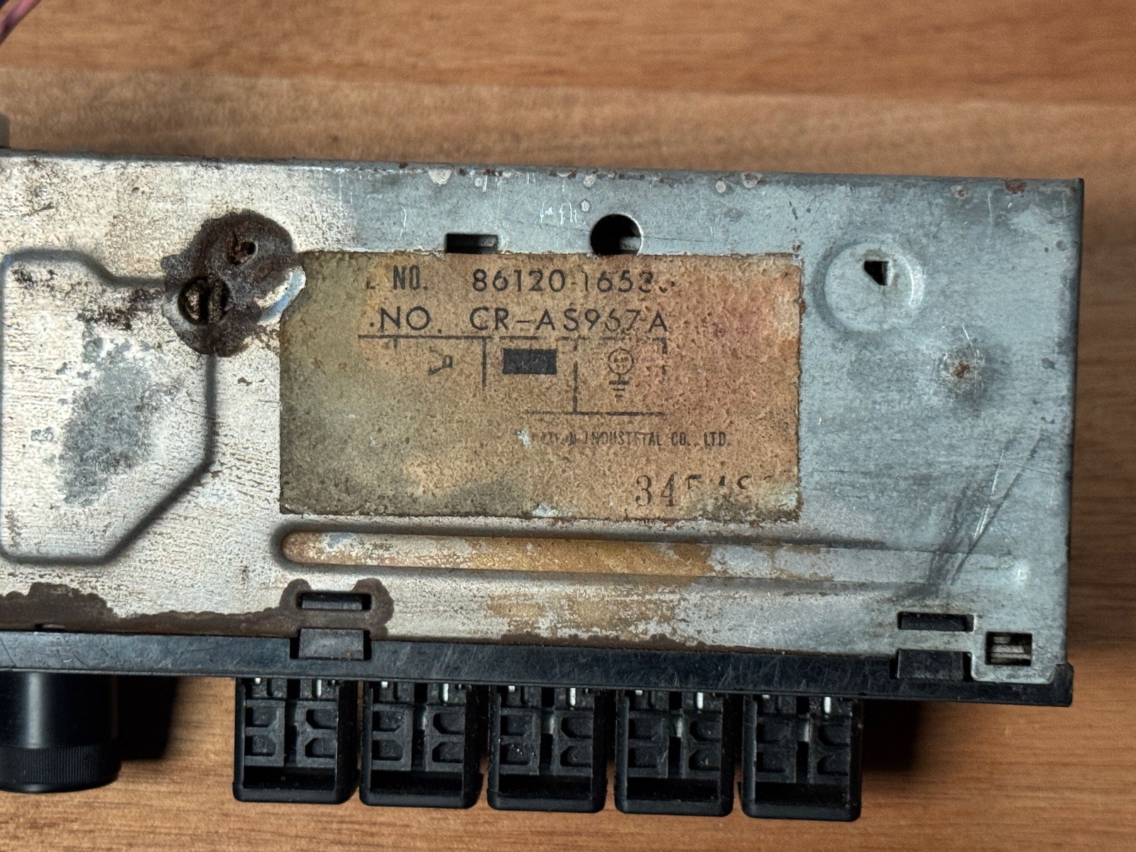 Vintage MATSUSHITA Japan 86120-16530 TOYOTA J-40 Landcruiser Factory Radio