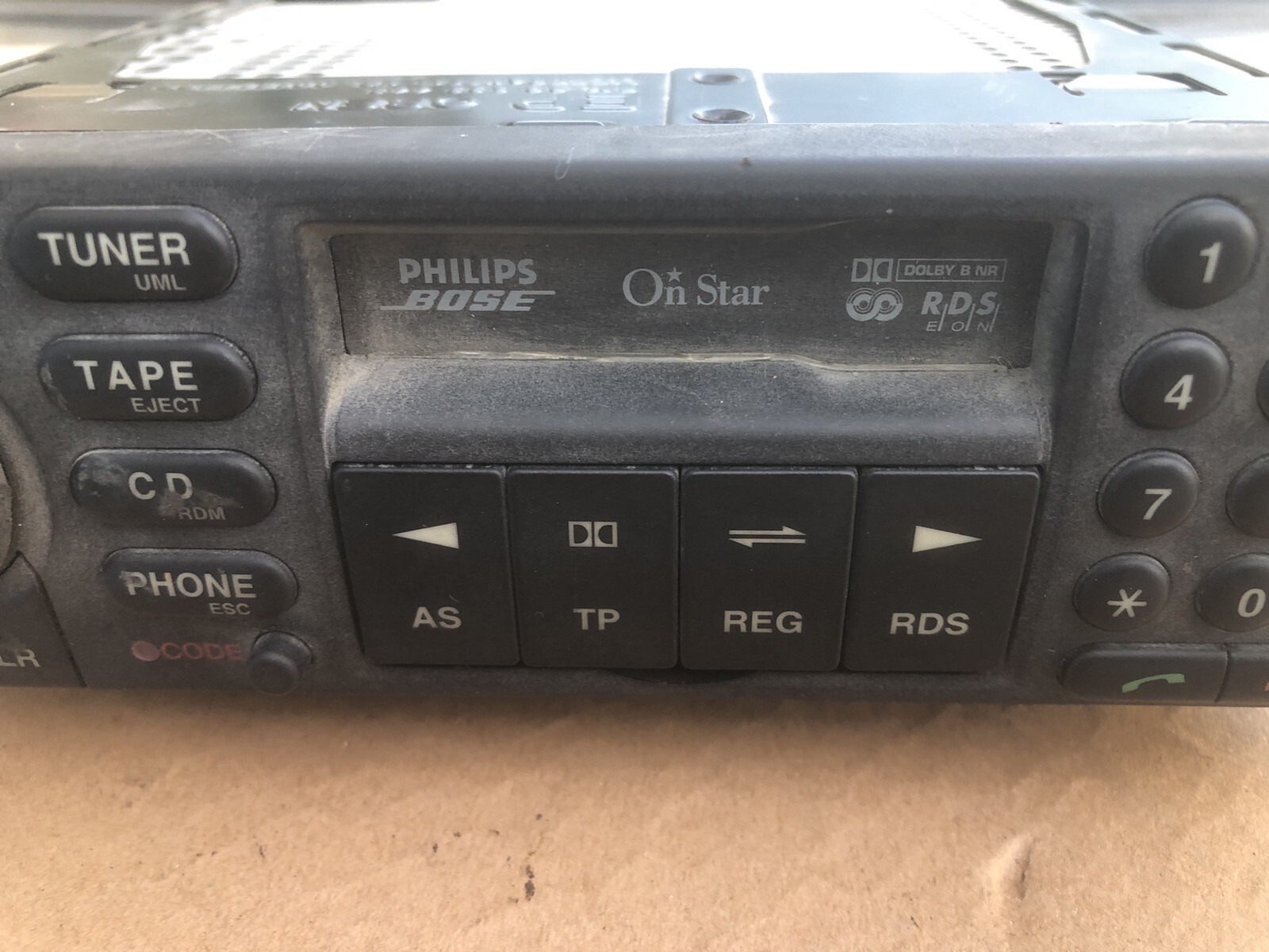 Opel Omega B1 Philips W8U On Star Radio Cassette Player phone 90566805 CCRT 700