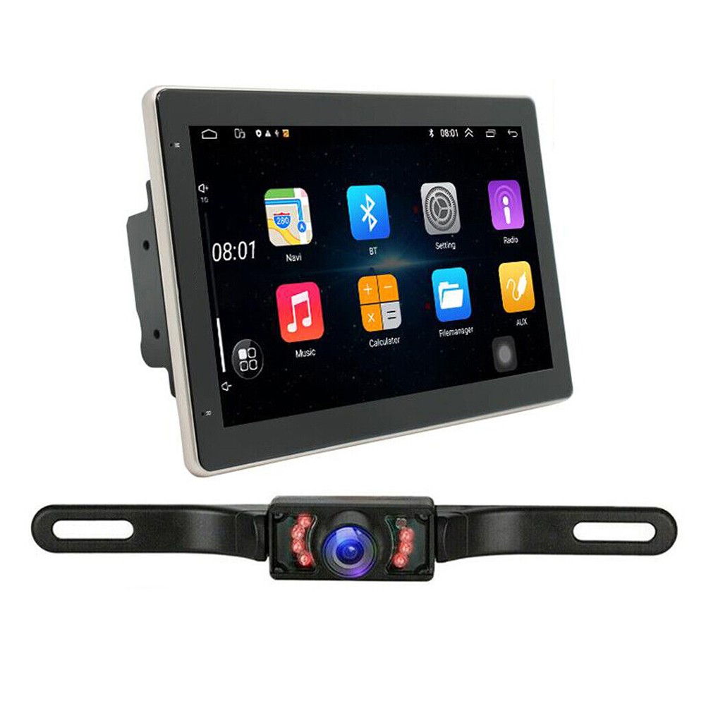 10.1″ Rotatable Double 2 Din Car Stereo Radio Android 13.0 GPS Navi WiFi 2+32G