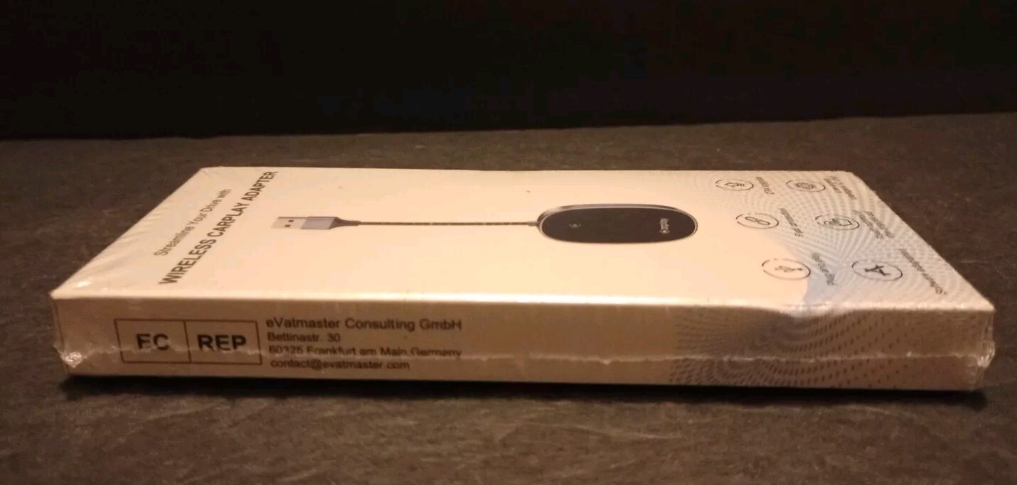 Vevavi Wireless CarPlay Adapter 2024 Upgraded, Compatible with iPhone