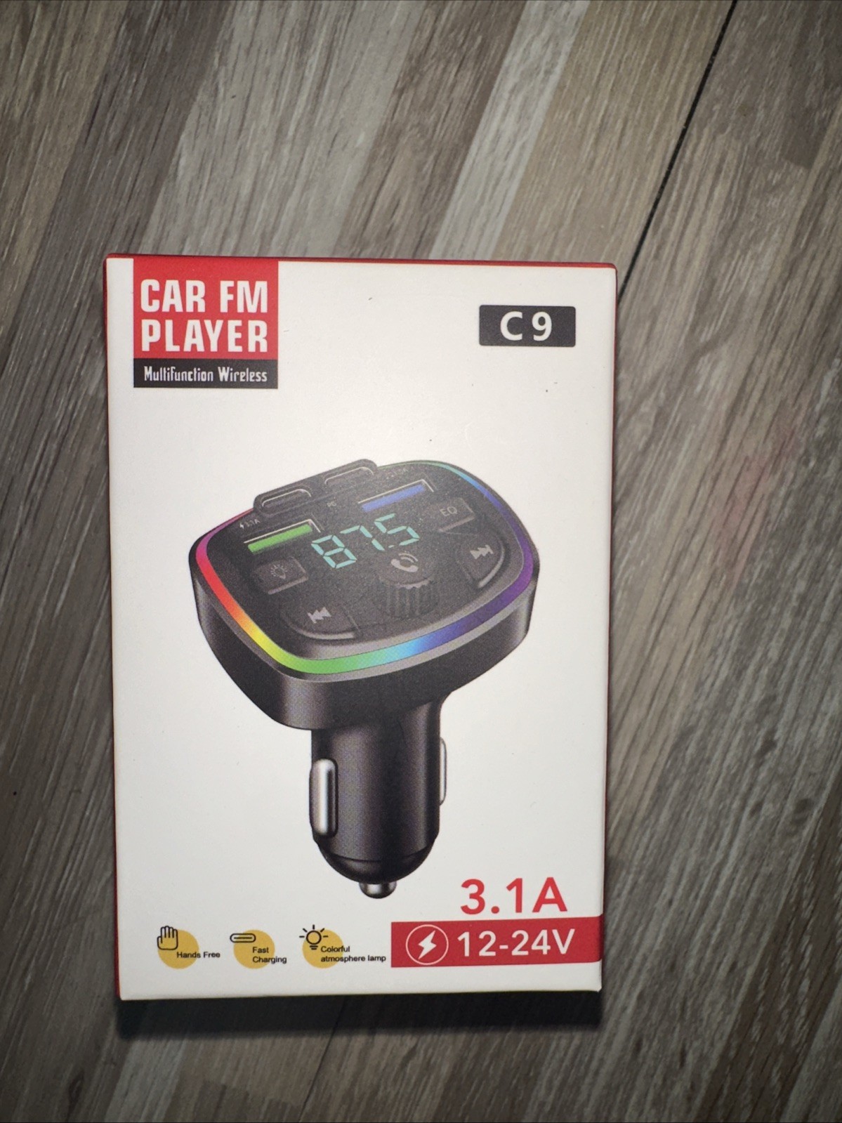 Car FM Modulator BTE 5 12V-24V 3.1A