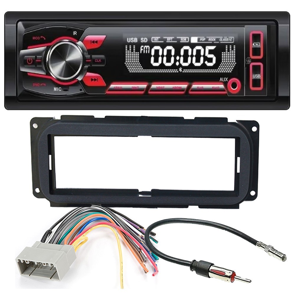 CV15BT Bluetooth MP3 Car Stereo AM/FM Radio & Kit For 2002-2005 Dodge RAM Pickup