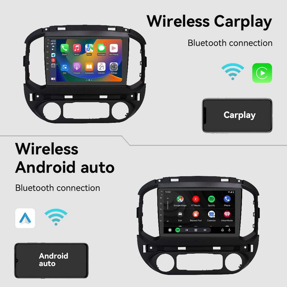 2G+32G Android 12 Carplay For Chevrolet Colorado 2015-2018 Car Radio Stereo GPS