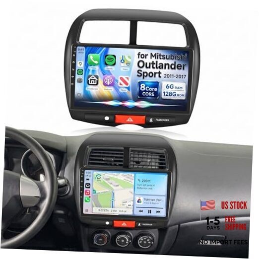 10″ Car Stereo for Mitsubishi Outlander Sport 2011 8 Core 6G+128G
