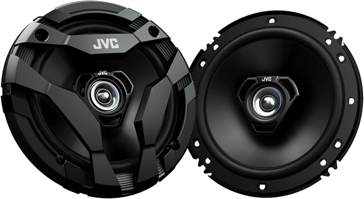 4) JVC CS-DF620 6.5″ 2-Way Coaxial Car Audio Speakers