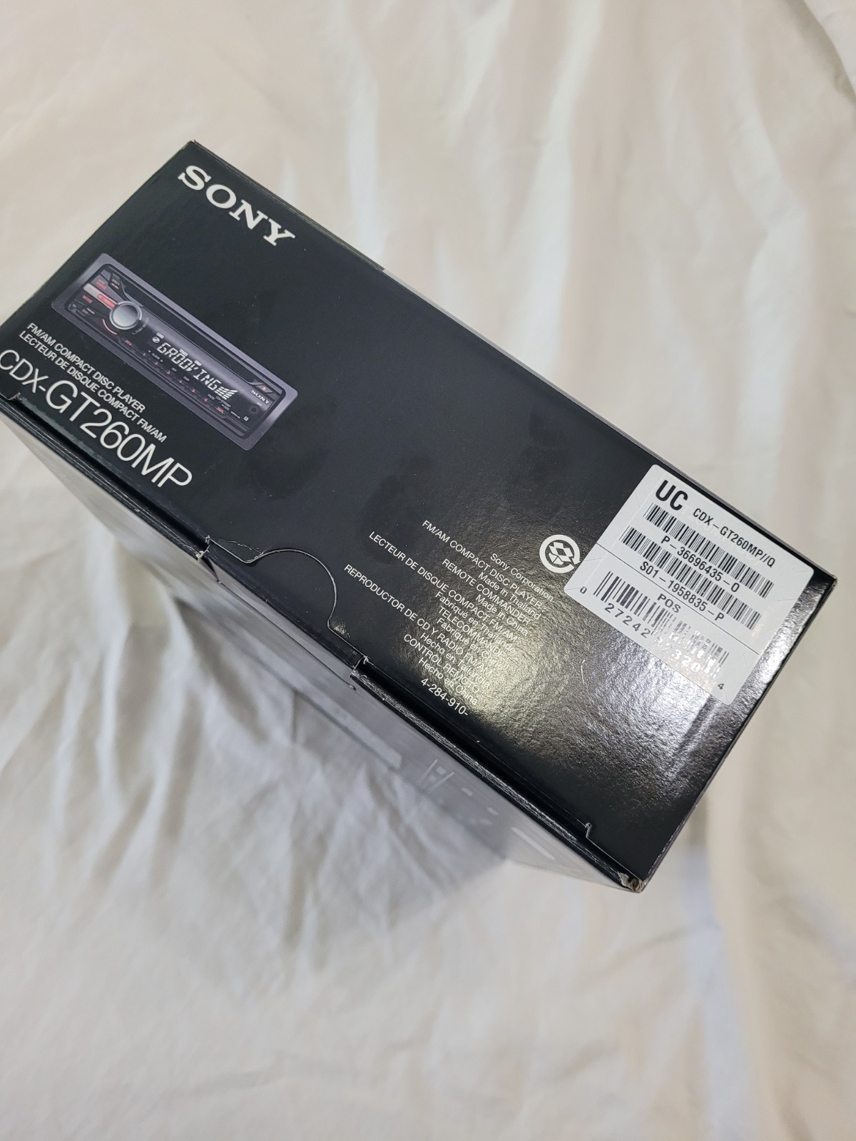 Vtg Sony CDX-GT260MP CD Player/MP3 In Dash Receiver W/clean Box NEW