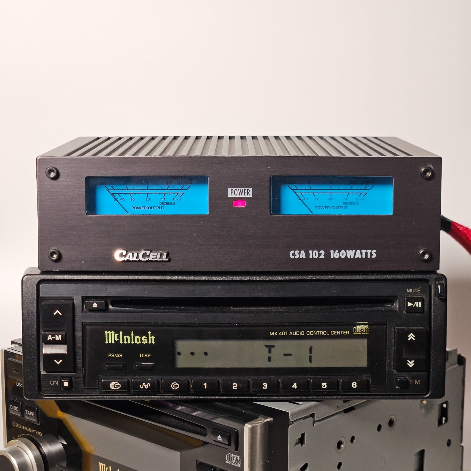 McIntosh Deck + carcell Amplifier aux modified