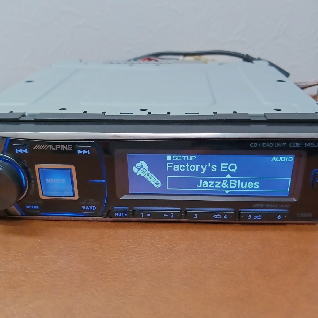 Alpine CDE-145J CD Player Car Audio – Operation Confirmed