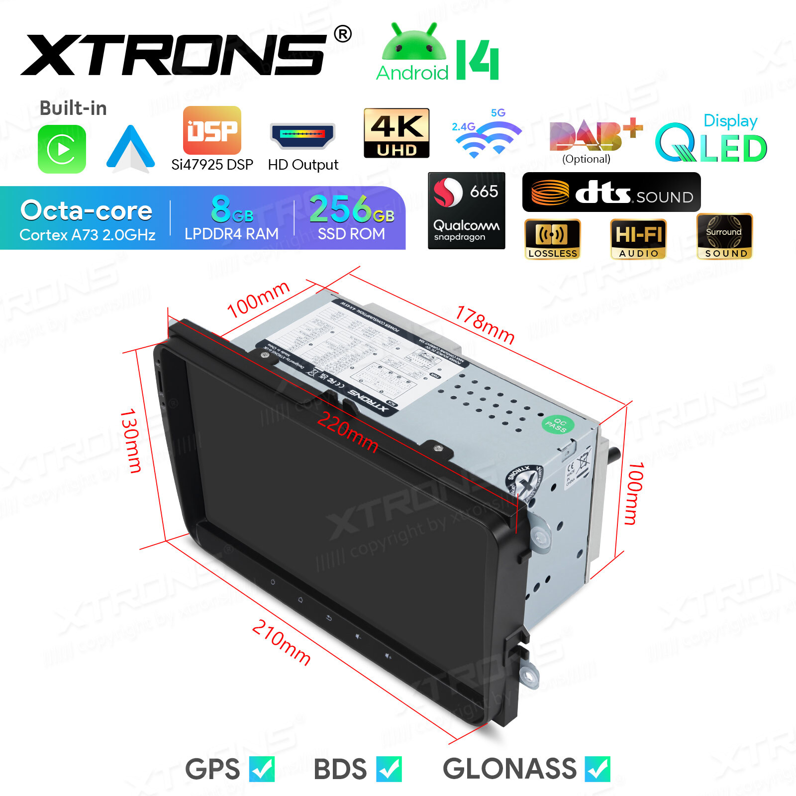 9″ For VW Volkswagen Jetta Passat Android 14 8+256GB Car Stereo Radio GPS WIFI