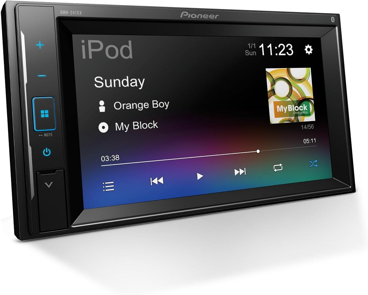 DMH-241EX 6.2″ Resistive Touchscreen, Double Din – Bluetooth, Backup Camera, AM/
