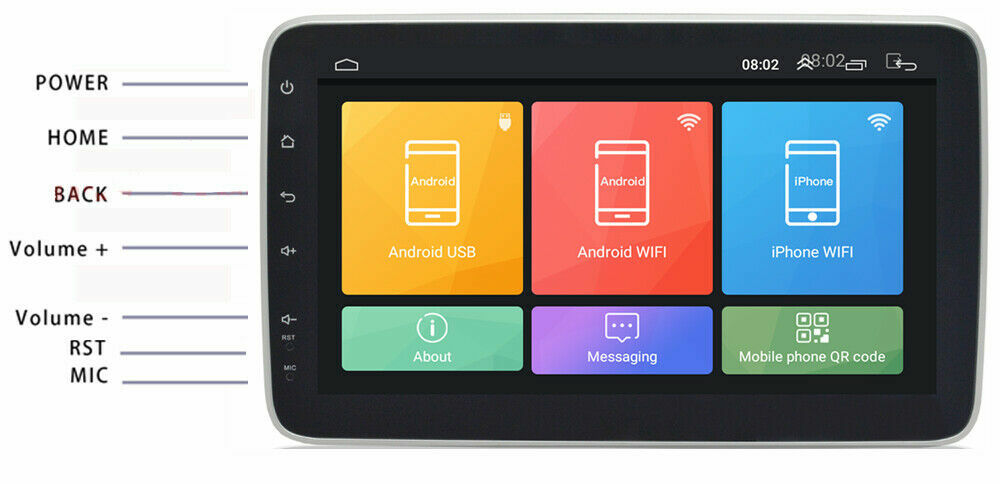 Android 10 10.1″ inch Car Stereo GPS Navigation Radio Player 2 Din Backup Camera