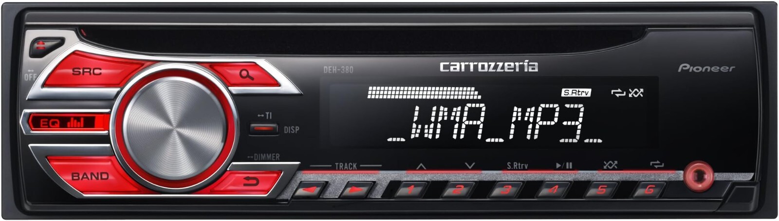 Pioneer Carrozzeria DEH-380 1DIN Car Audio CD Player AUX Input Head Unit Japan