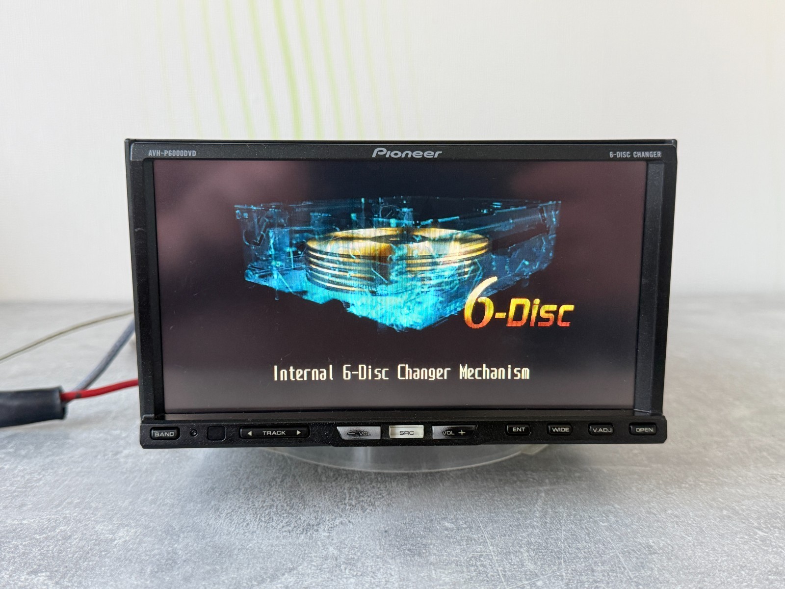 Pioneer AVH-P6000DVD 2DIN 6-Disc Changer DVD CD Touchscreen Car Stereo Multimedi