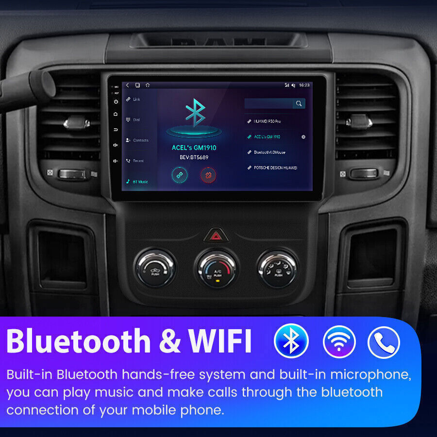 4+64G Android 14 For 2013-2018 Dodge Ram 1500 2500 3500 Car Radio Stereo Carplay