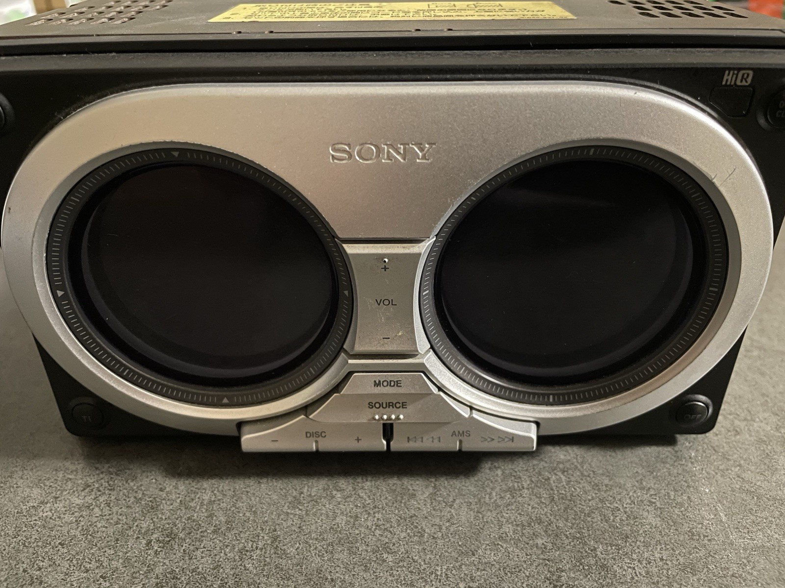 Sony WX-7700MDX Double DIN CD MD Receiver Car Audio Stereo Head Unit Vintage