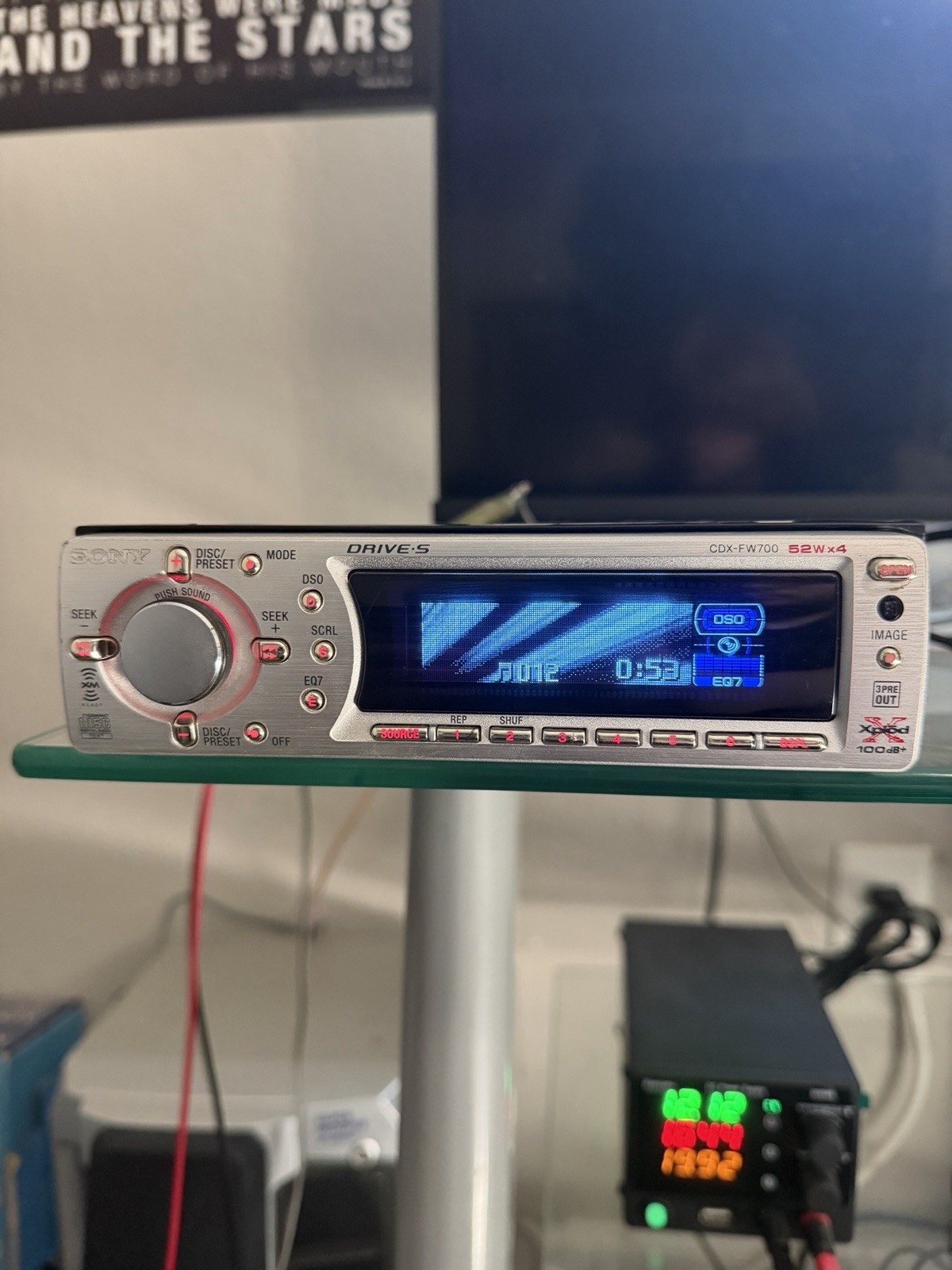 Sony CDX-FW700 Cd/Xm/Aux Old School Car Stereo CD Player 🌌Tested Working🌌