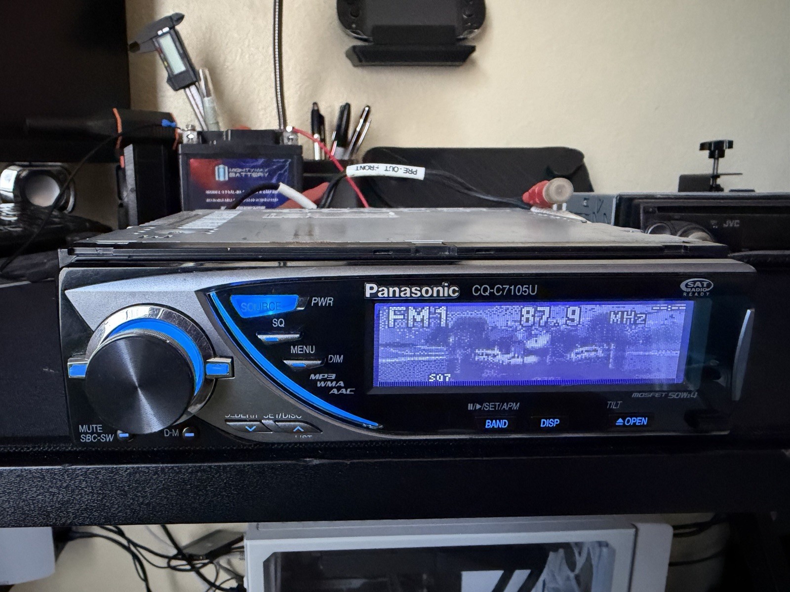 Panasonic C7105U Retro Dolphin Car Stereo