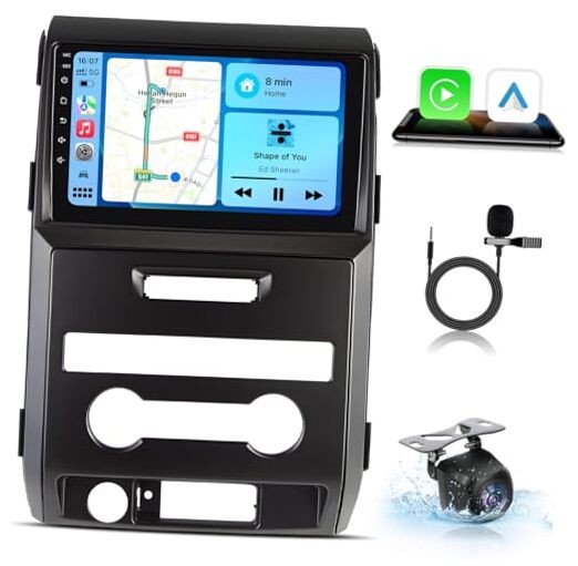 8 Core 4+32G Car Radio for Ford F150 2009-2014: Upgrade 9 Inch 4G RAM 32G ROM