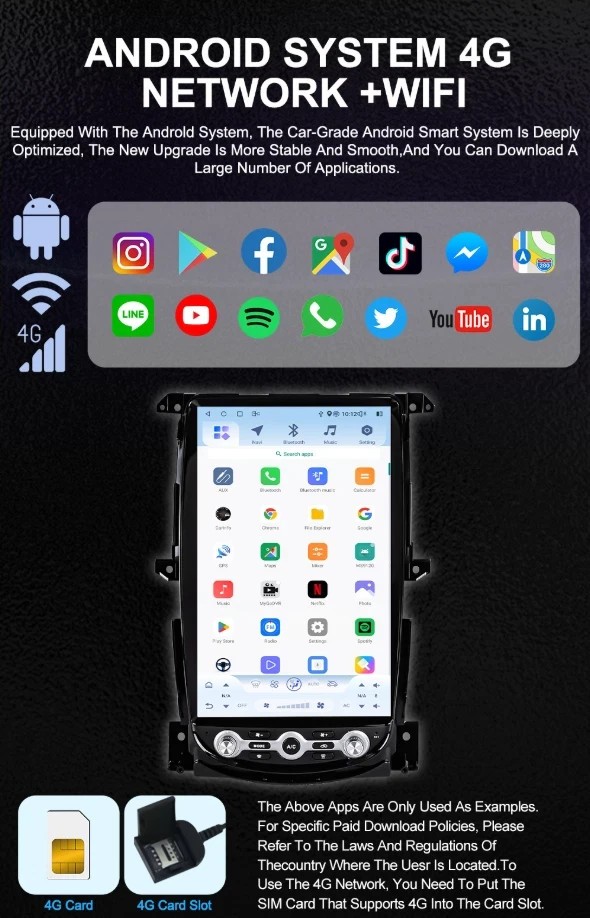 For Nissan 370Z 2005-2019 14.5″ T-Style Touch Screen Android Car Radio Carplay