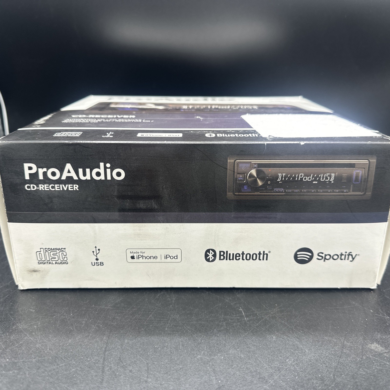 NEW ProAdio PP107234 AM/FM-CD-Bluetooth-USB-iPhone/iPod-Spotify Stereo Receiver
