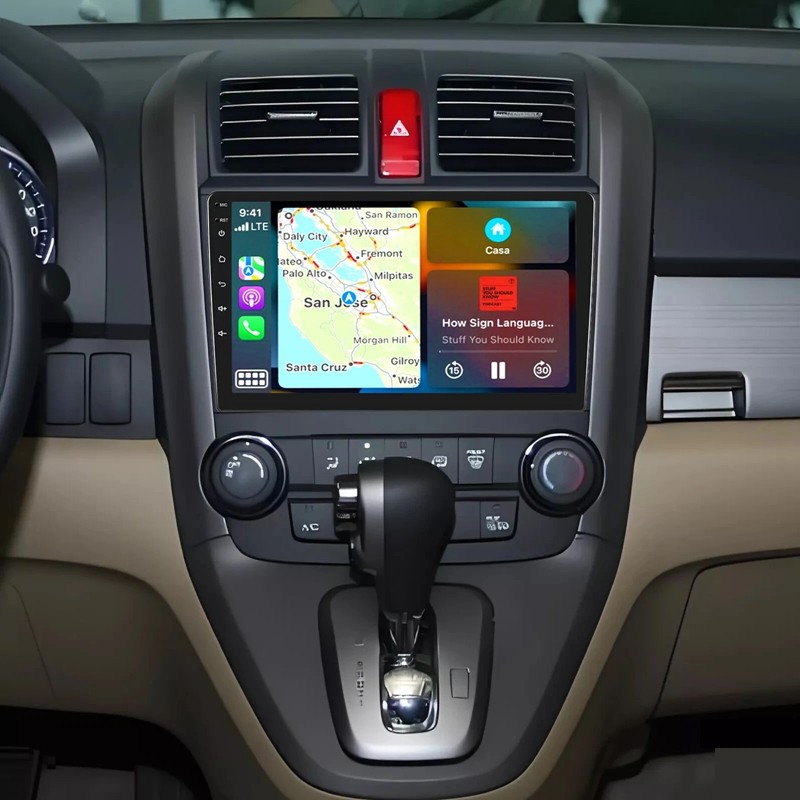 9” Android Stereo or Honda CRV 2007-2011 Carplay 8 Core 64GB Car Radio GPS Navi