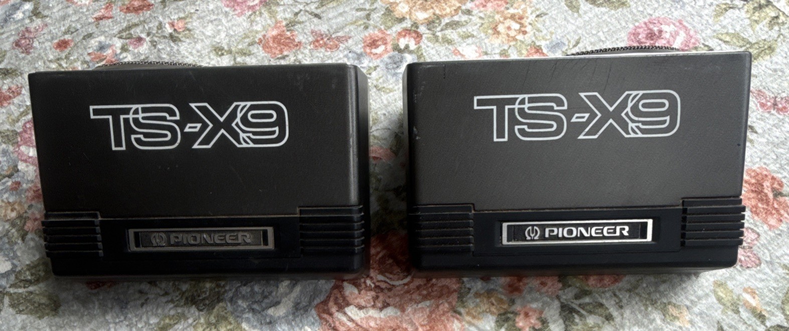 Vintage Pair of Very heavy Pioneer TS-X9 car speakers Japan Fully Tested.