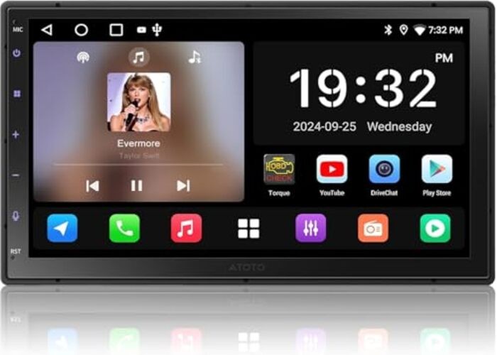 A5L 7inch Android Double DIN Car Stereo, in Dash Car Radio with Wi 7″