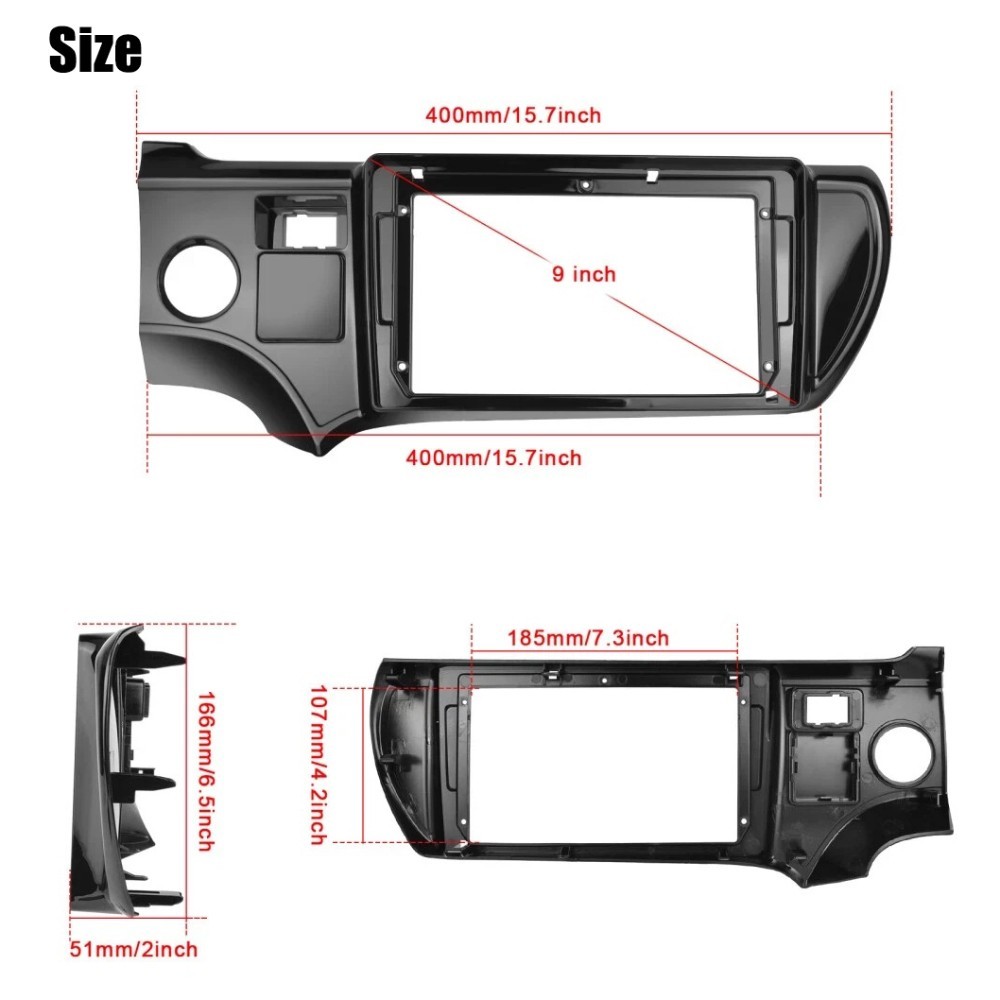 Android 15 Apple Carplay Car Stereo Radio For Toyota Prius C 2012-2014 GPS Navi