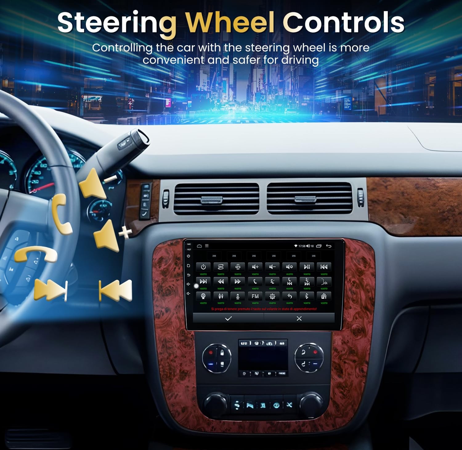 32G Car Radio for Chevy Silverado 07-13 GMC Touchscreen 1280*800 Stereo carplay