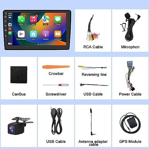 8Core 64GB Car Radio Stereo for Dodge RAM 1500 4GB+64GB with Backup Camera