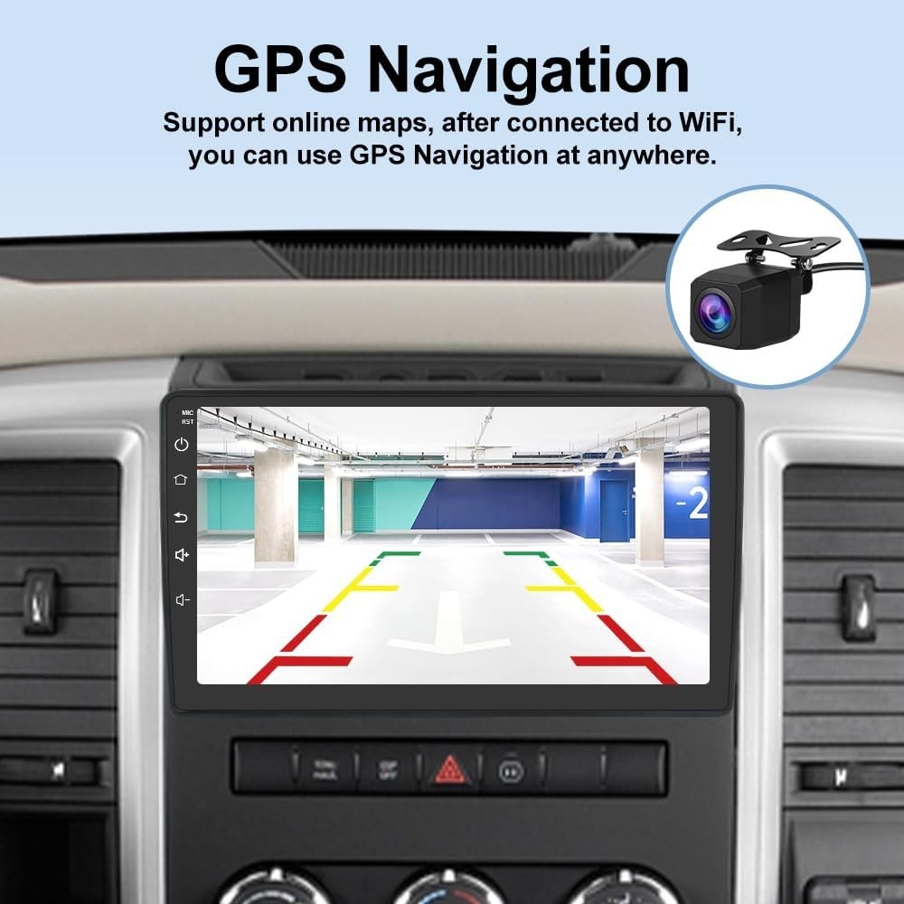 10″ 32G Android Auto Carplay Stereo for Dodge RAM 1500 2500 3500 2009-2012