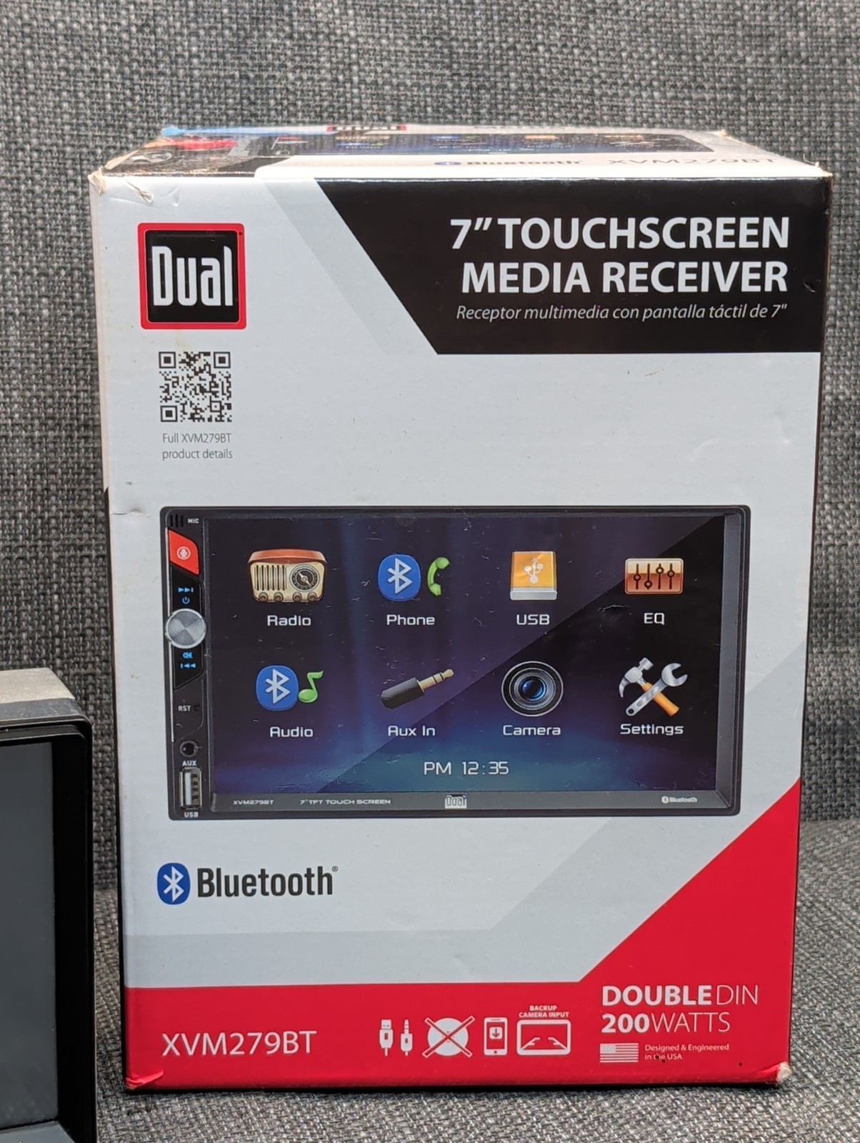 Dual Electronics XVM279BT 7″ Touchscreen Multimedia Receiver Open Box
