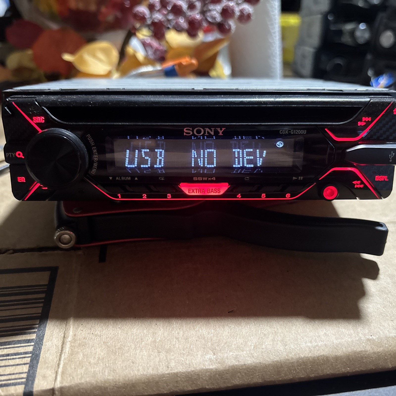 SONY CDX-G1200U CAR STEREO