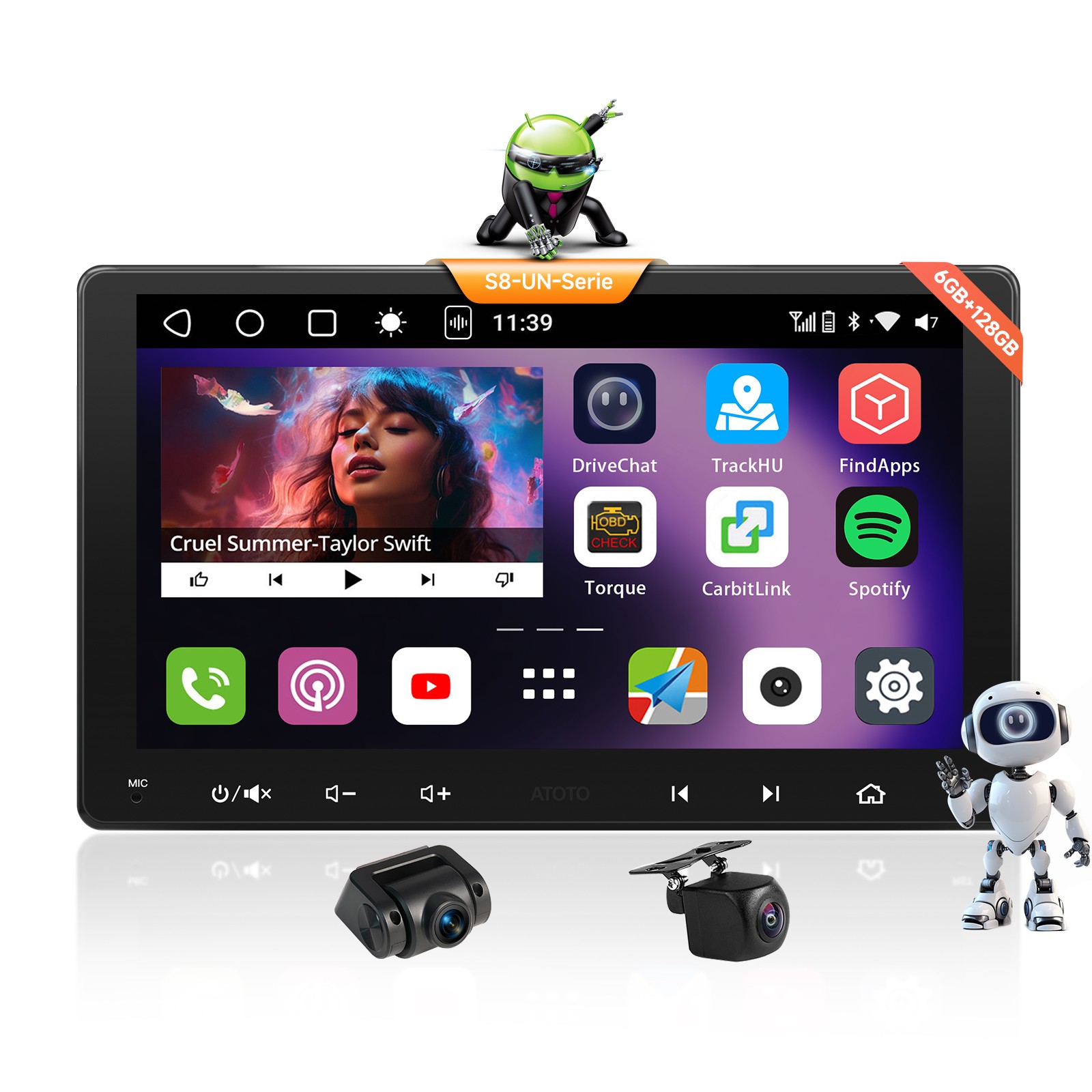 ATOTO 9” S8 Ultra Level Android 2DIN Car Stereo Carplay AI Dual BT & BLE Unlock