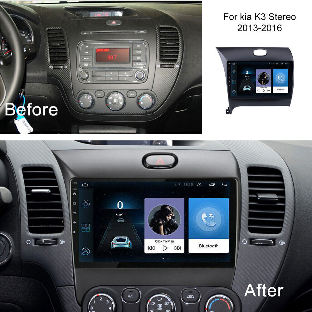 64G Car CarPlay Radio Stereo GPS For Kia Forte 2013-2018 Navi WiFi FM 1280*800