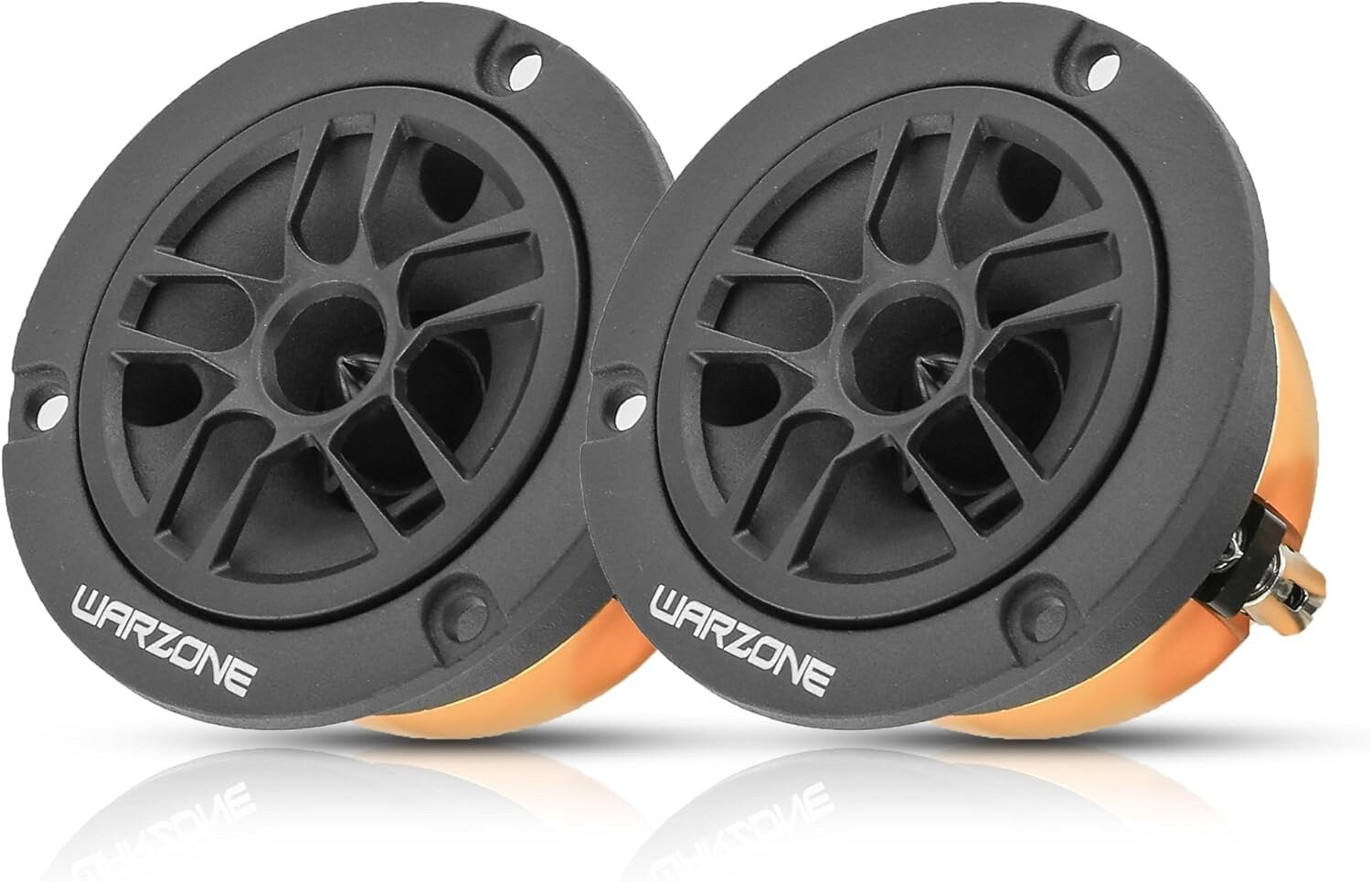 2X WARZONE 2.94Inch Super Tweeter , 4Ohm, 1300W Max, 103dB Sensitivity, Titanium