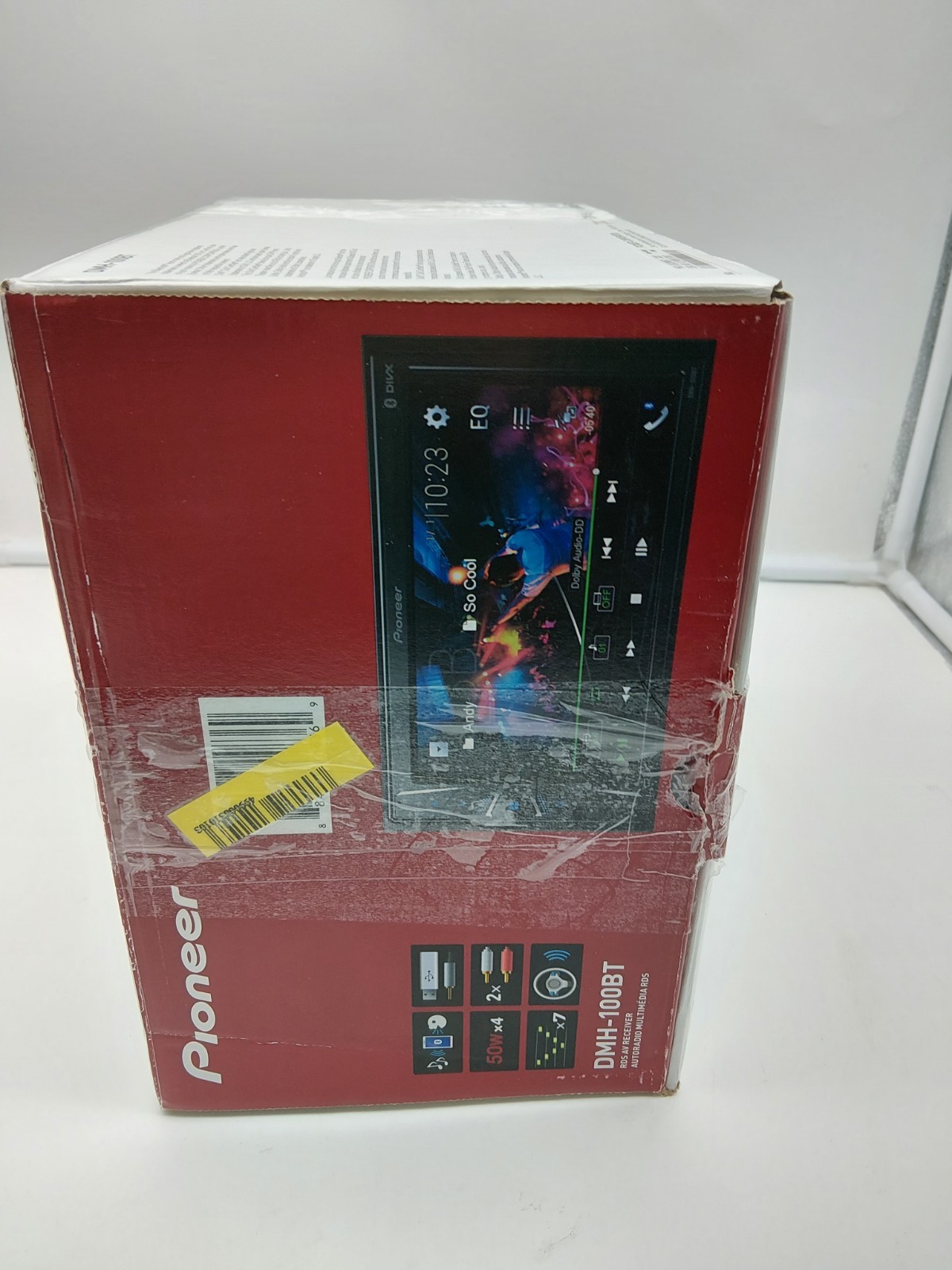PIONEER DMH-100BT BLUETOOTH CAR STEREO Double Din 6.2″ Touchscreen Android IOS