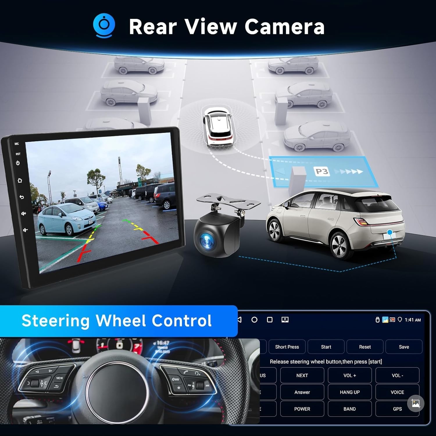 8 CORE 4G+64G Car Radio Honda CRV 12-16 Carplay/Android Auto 9″” Touch Screen B