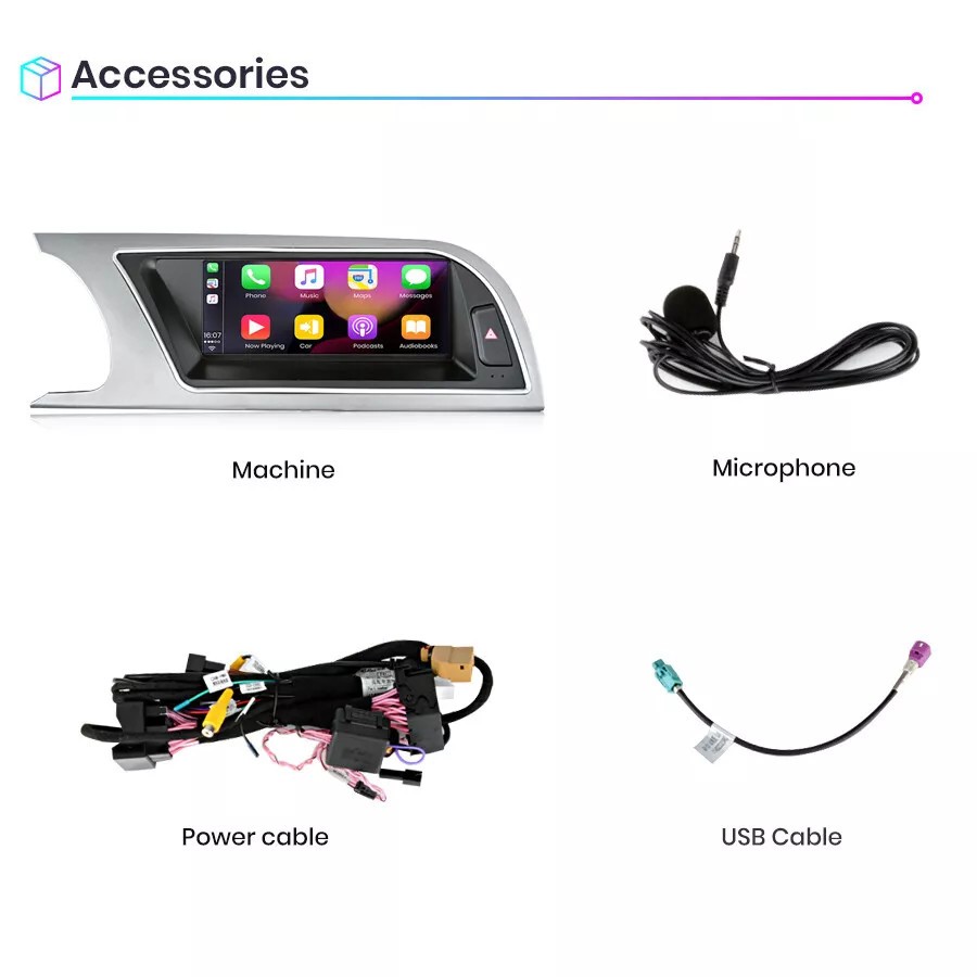 8.8″ For AUDI A4 S4 SR4 A5 S5 SR5 2008~2016 Android Car Radio GPS Carplay Stereo