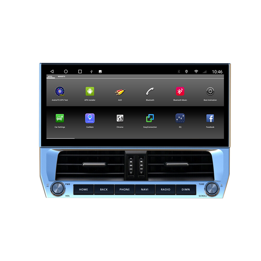 12.3Inch For Toyota Prado 2018-2022 Auto GPS Navi Stereo Radio Audio BT 4+32G