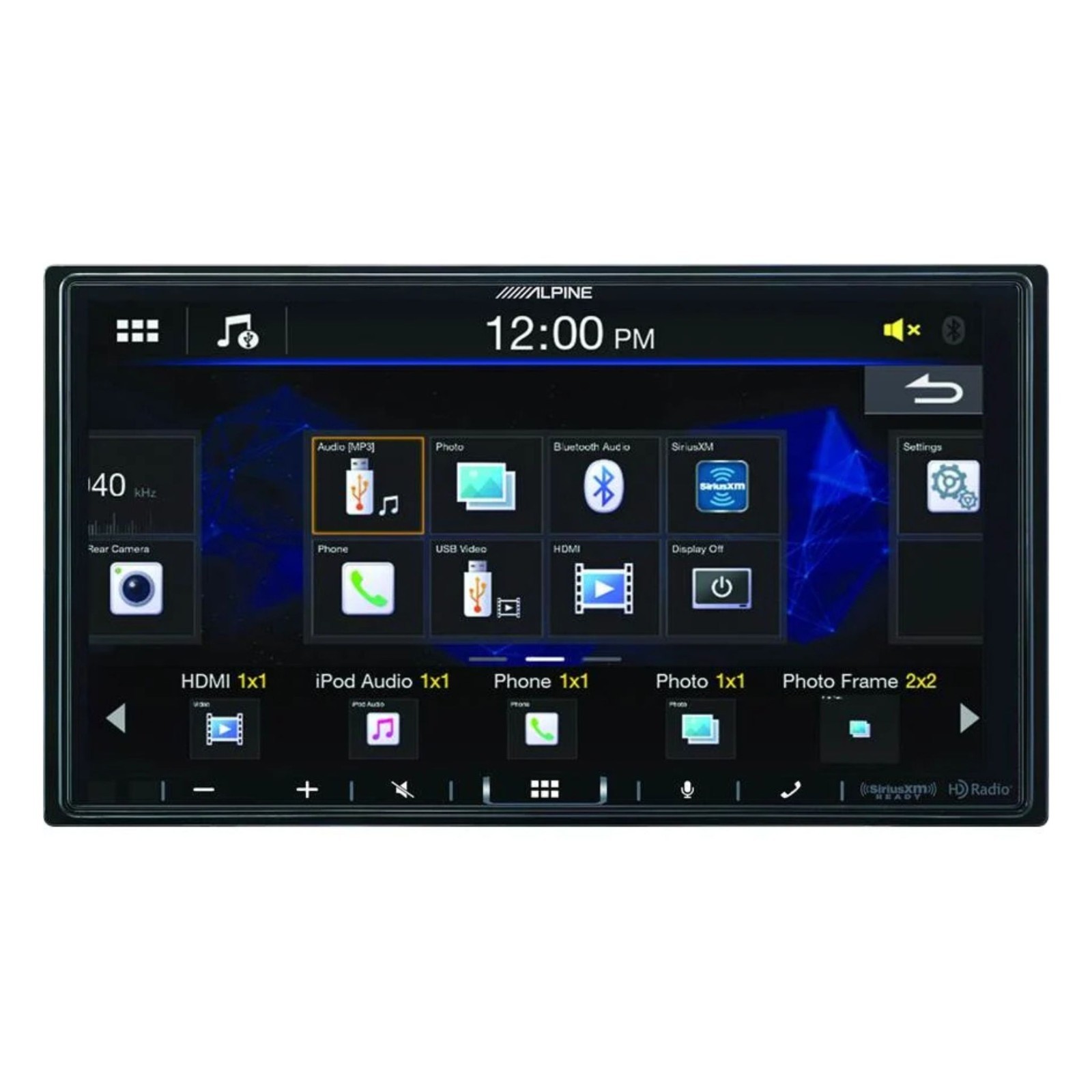 Alpine iLX-407 16W RMS 7″ Shallow-Chassis PowerStack Multimedia Receiver