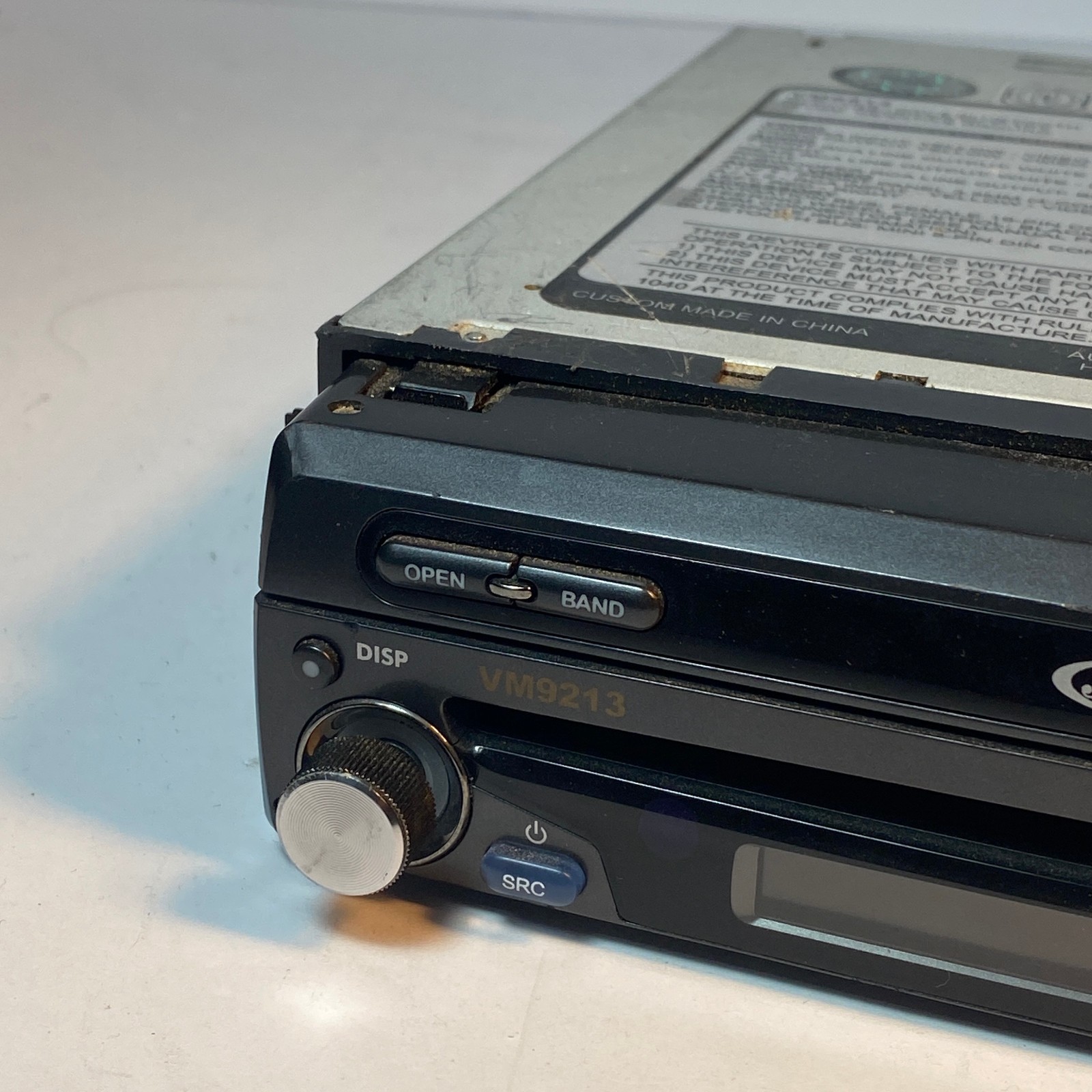 Jensen Car Auto In Dash AM/FM/CD/ DVD Stereo VM9213 UNTESTED