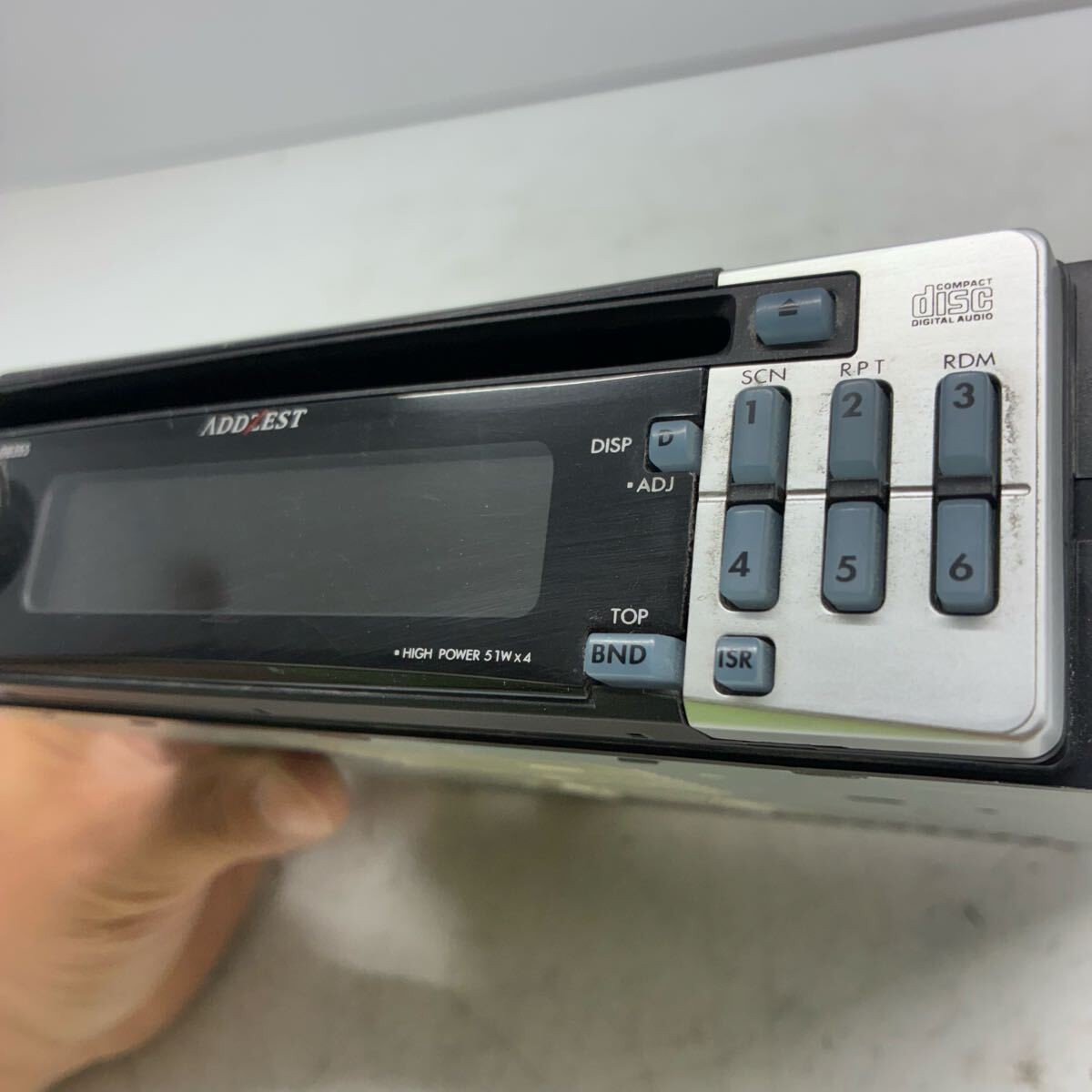 Clarion ADDZEST 1DIN CD Receiver Tuner Junk JAPAN